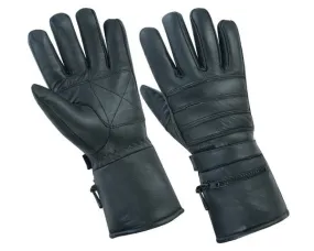 Insulated Leather Motorcycle Gauntlets