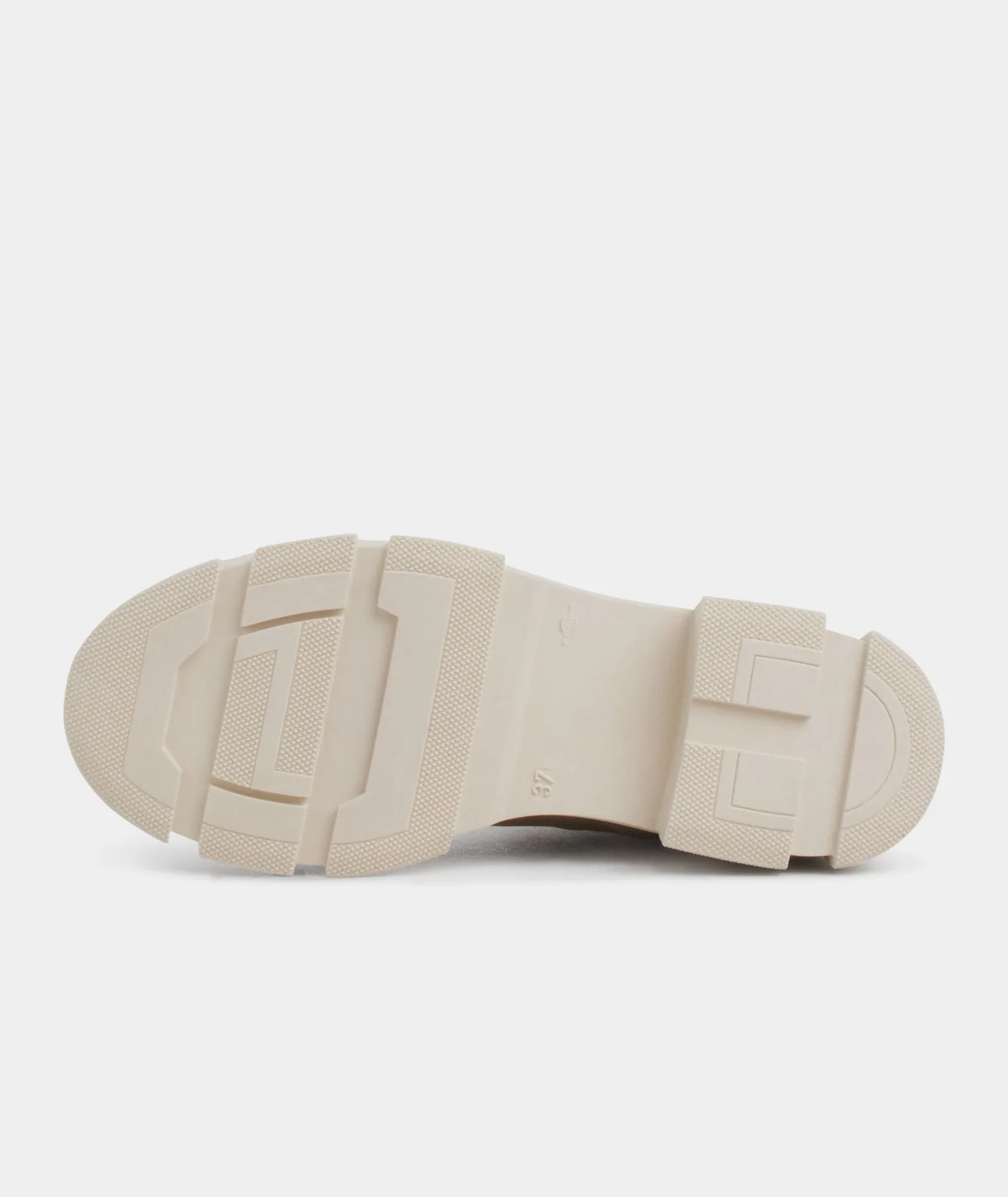 Irean Chelsea - Off White Rubberised Leather