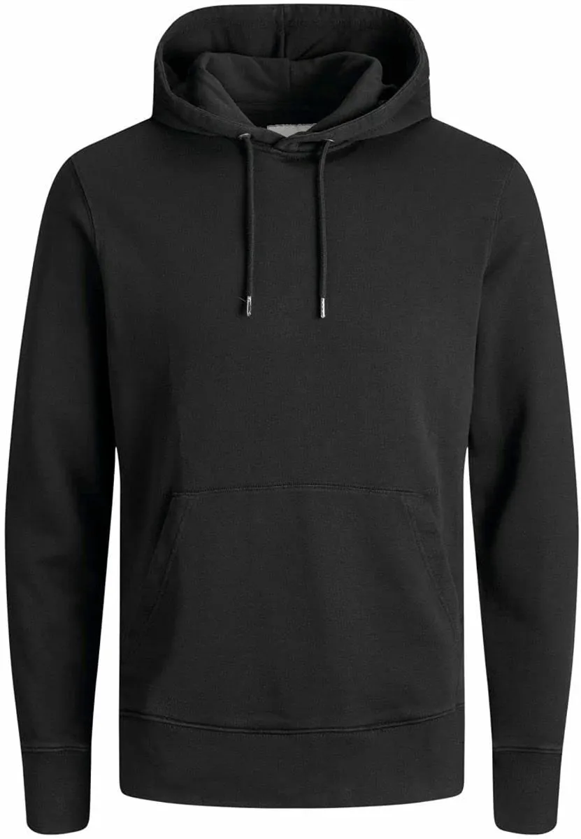 Jack & Jones Organic Basic Hooded Sweatshirts Black