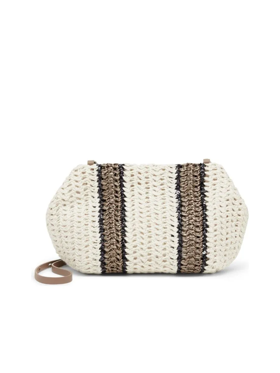 Jute Open Knit Handbag