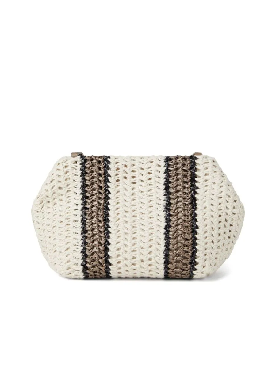 Jute Open Knit Handbag