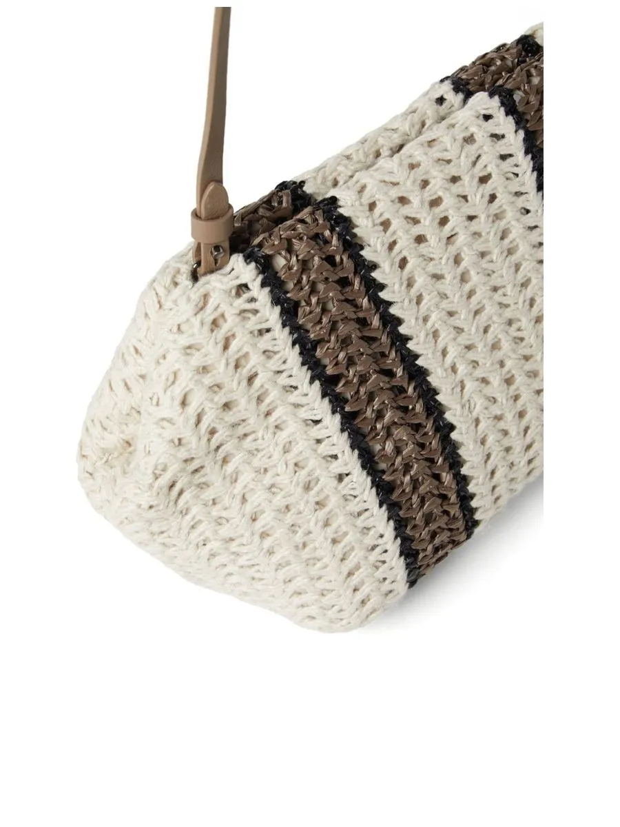 Jute Open Knit Handbag