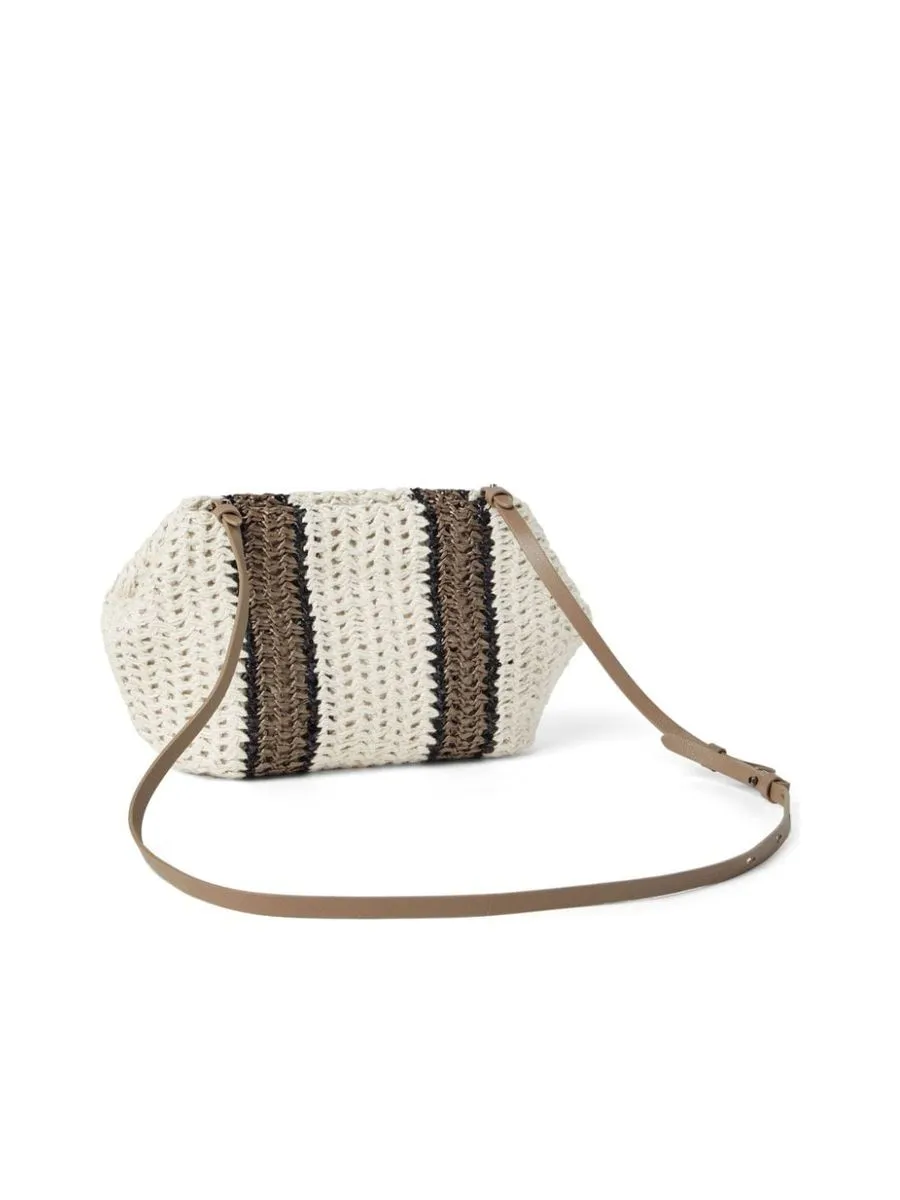 Jute Open Knit Handbag