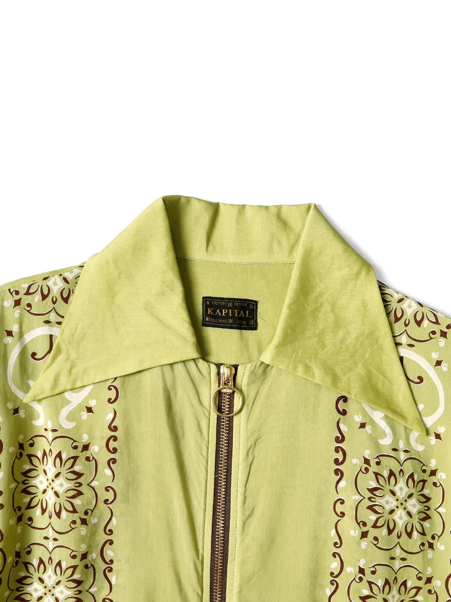 Kapital Silk Rayon Habanana Japonica Drizzle Cuban Shirt