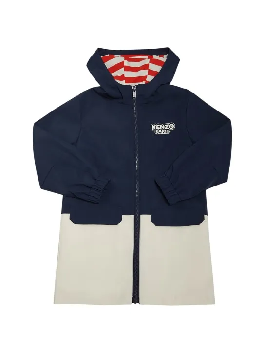 Kenzo Kids   Nylon raincoat w/hood 