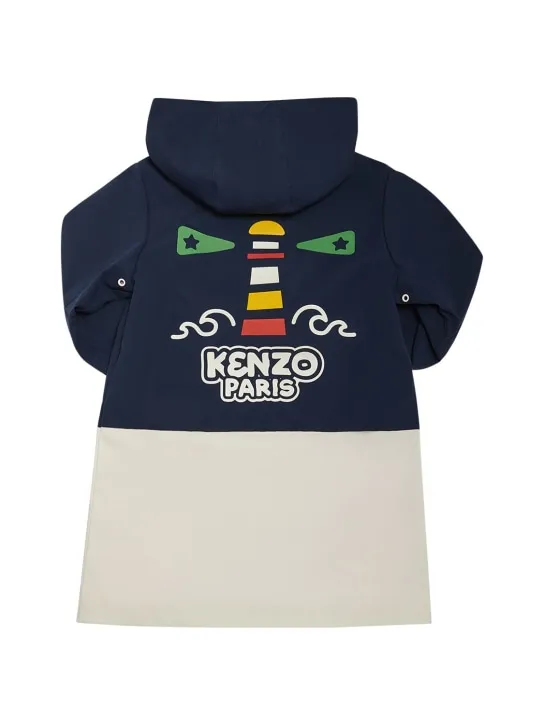 Kenzo Kids   Nylon raincoat w/hood 