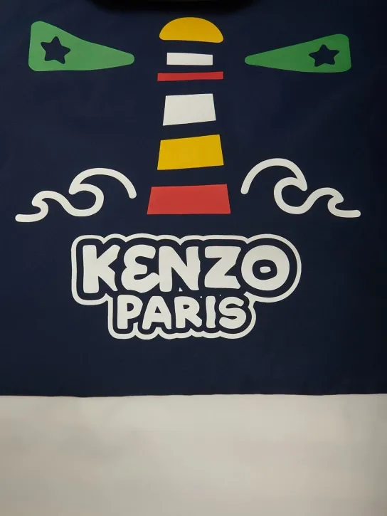 Kenzo Kids   Nylon raincoat w/hood 