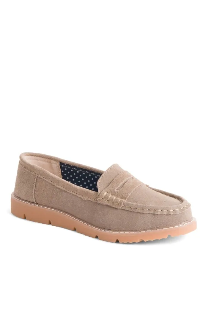 Ladies Suede Moccasin