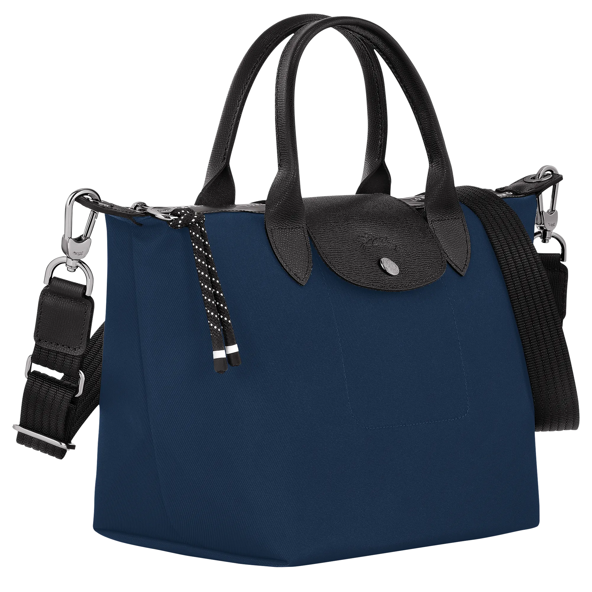 Le Pliage Energy S Handbag Navy - Recycled canvas