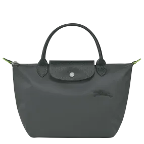 Le Pliage Green S Handbag Graphite - Recycled canvas