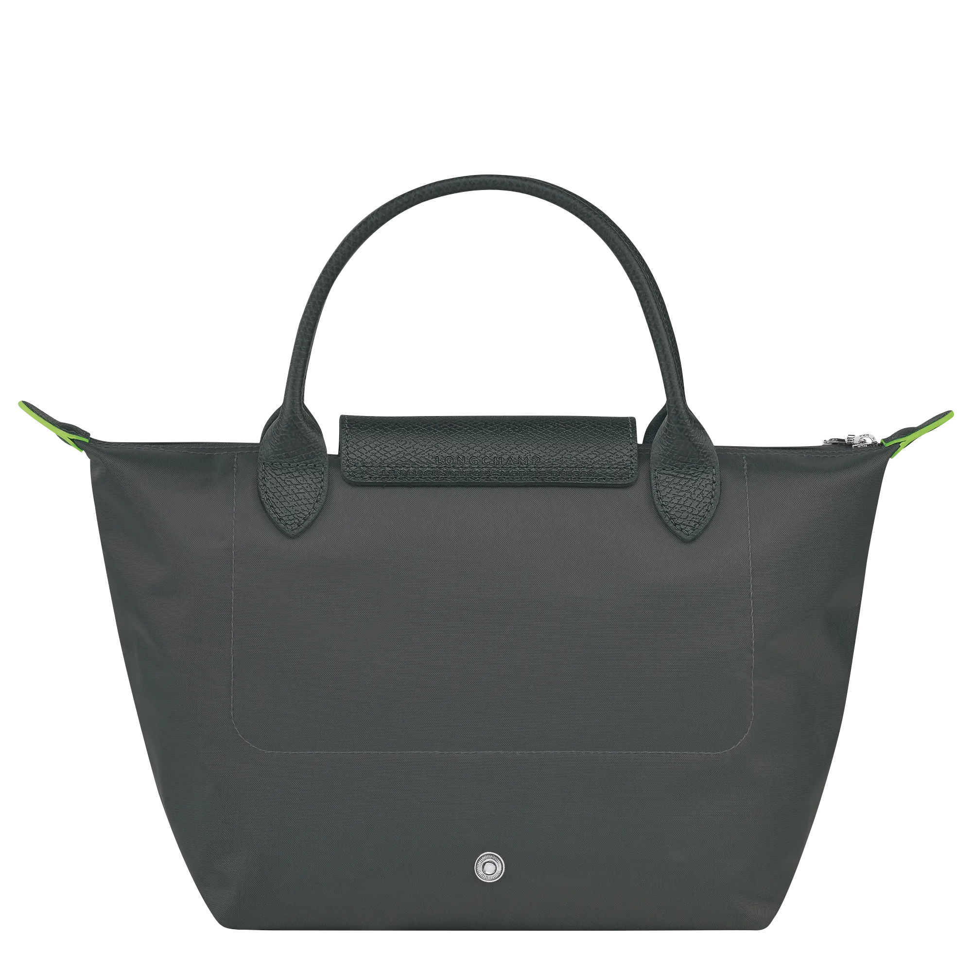 Le Pliage Green S Handbag Graphite - Recycled canvas