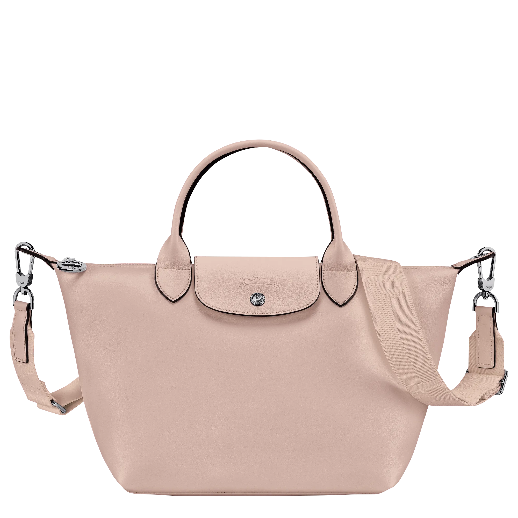 Le Pliage Xtra S Handbag Nude - Leather