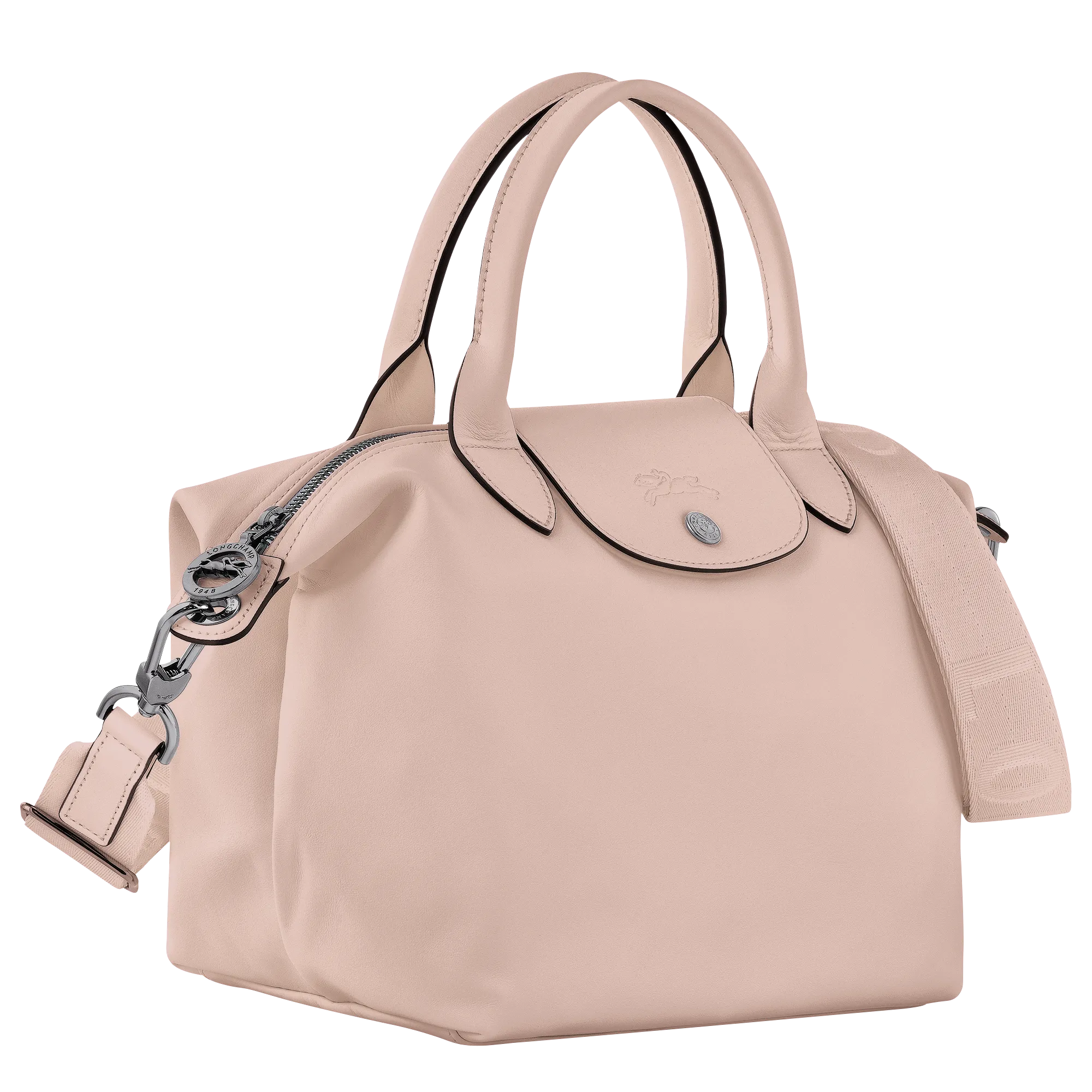 Le Pliage Xtra S Handbag Nude - Leather