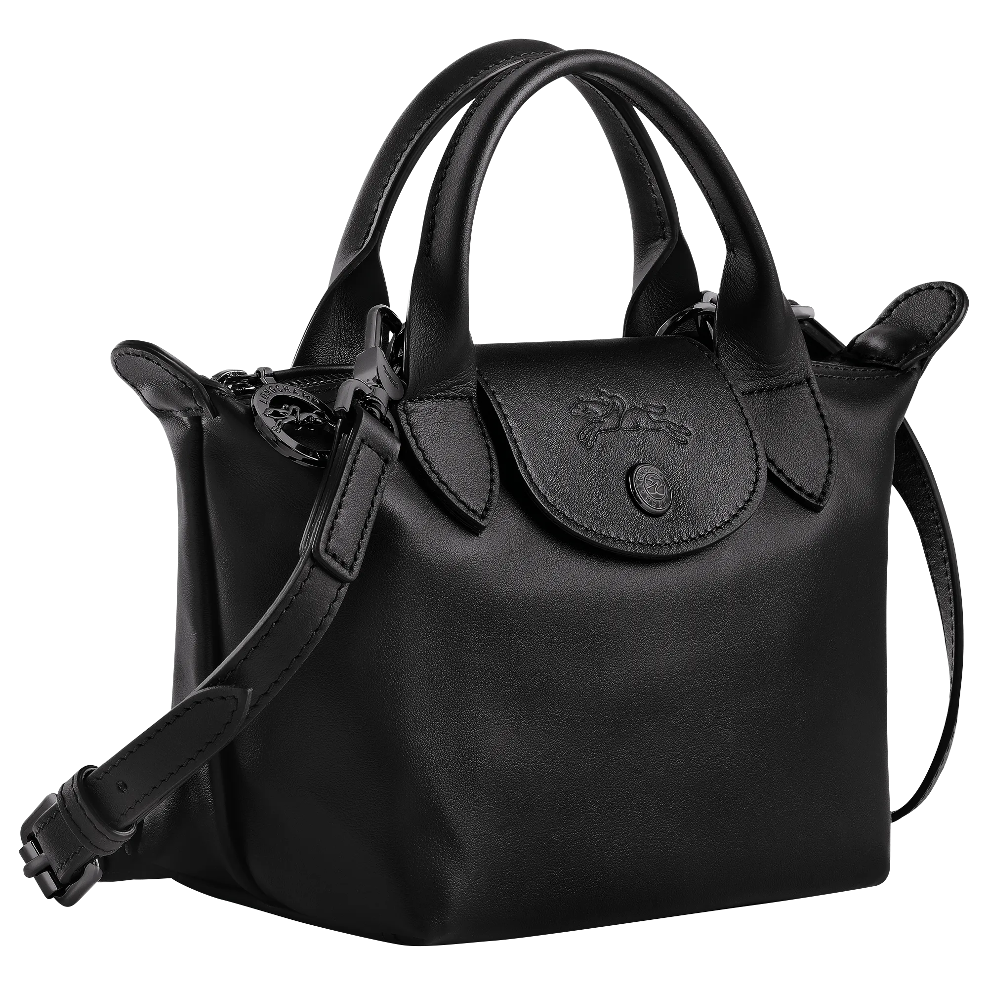 Le Pliage Xtra XS Handbag Black - Leather