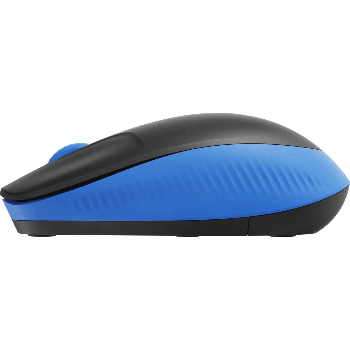 Logitech M190 Wireless Full Size Mouse Charcoal Black Blue