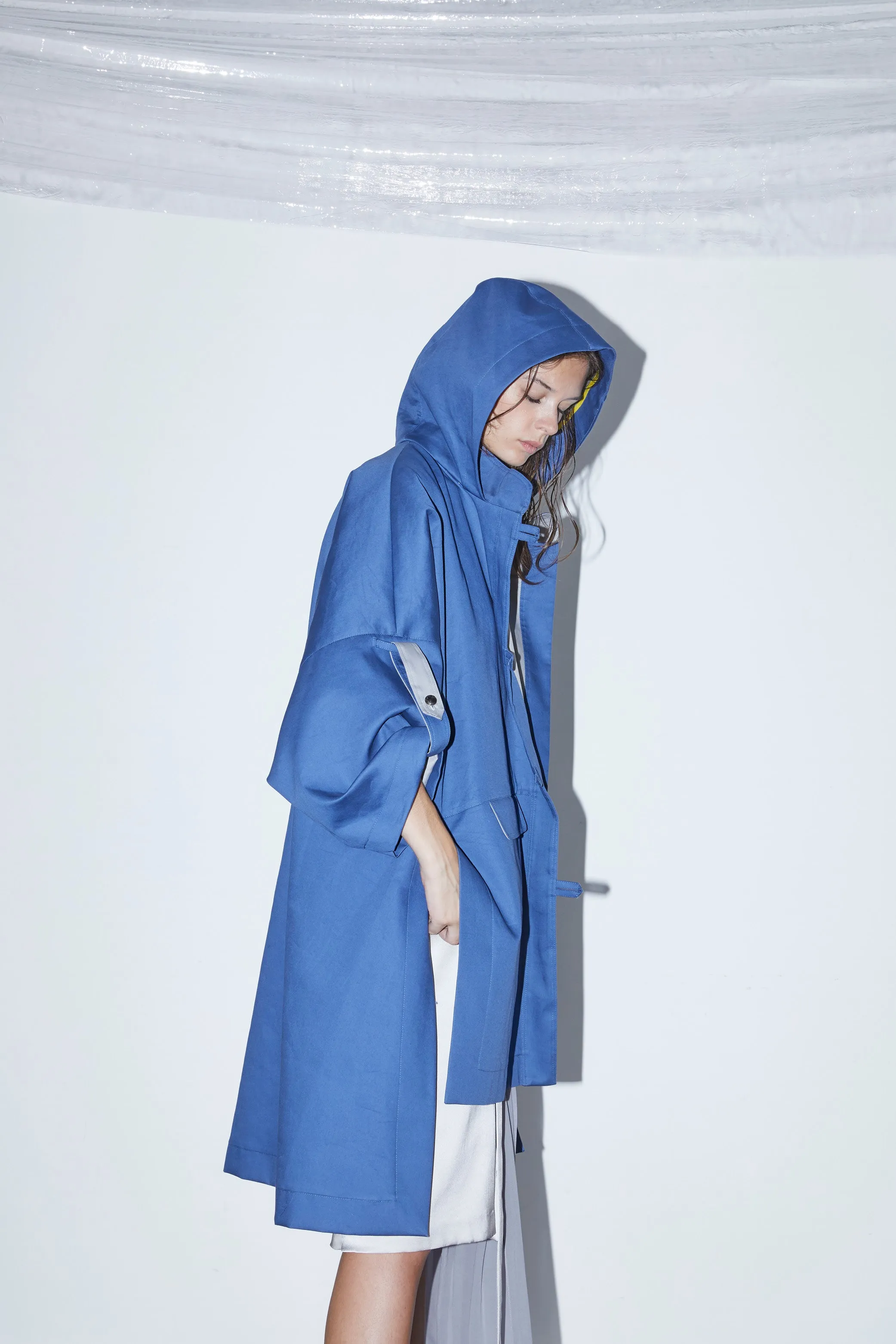 MAYA blue - unisex raincoat