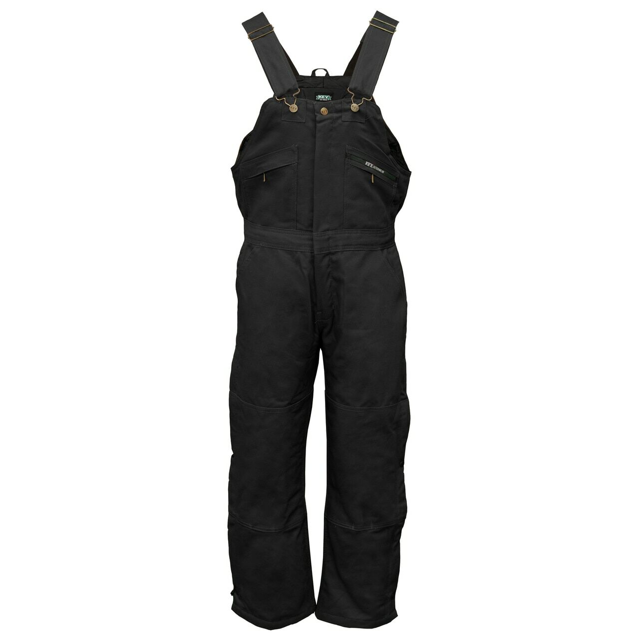 Men's Key Insulated Bib Overall in Black