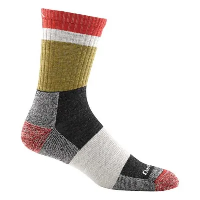 Men's Darn Tough Micro Stripe Light Cusion Crew Hiking Socks