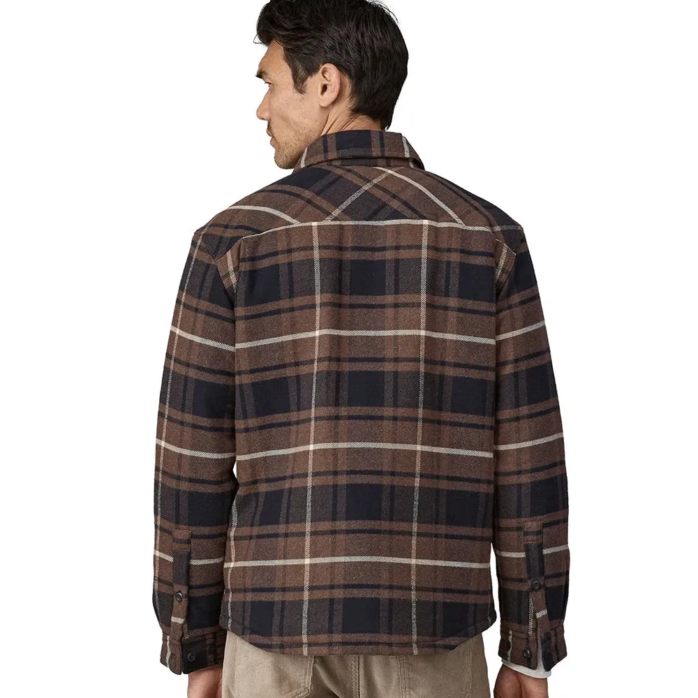 Men's LW Insulated Organic Cotton Fjord Flannel Shirt - Outdoor: Molasses Brown