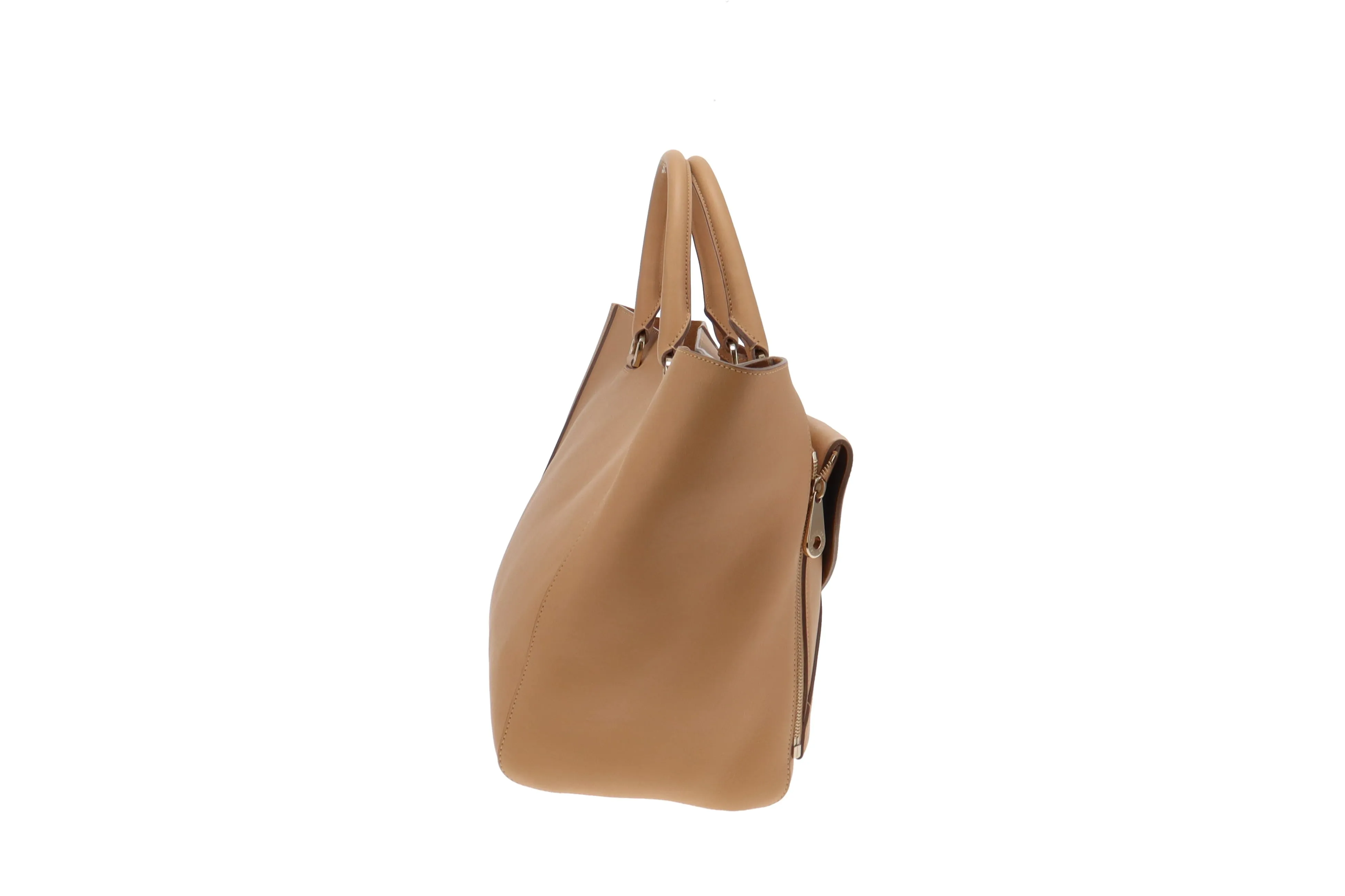 Mulberry Beige Silky Classic Calf Large Willow Handbag