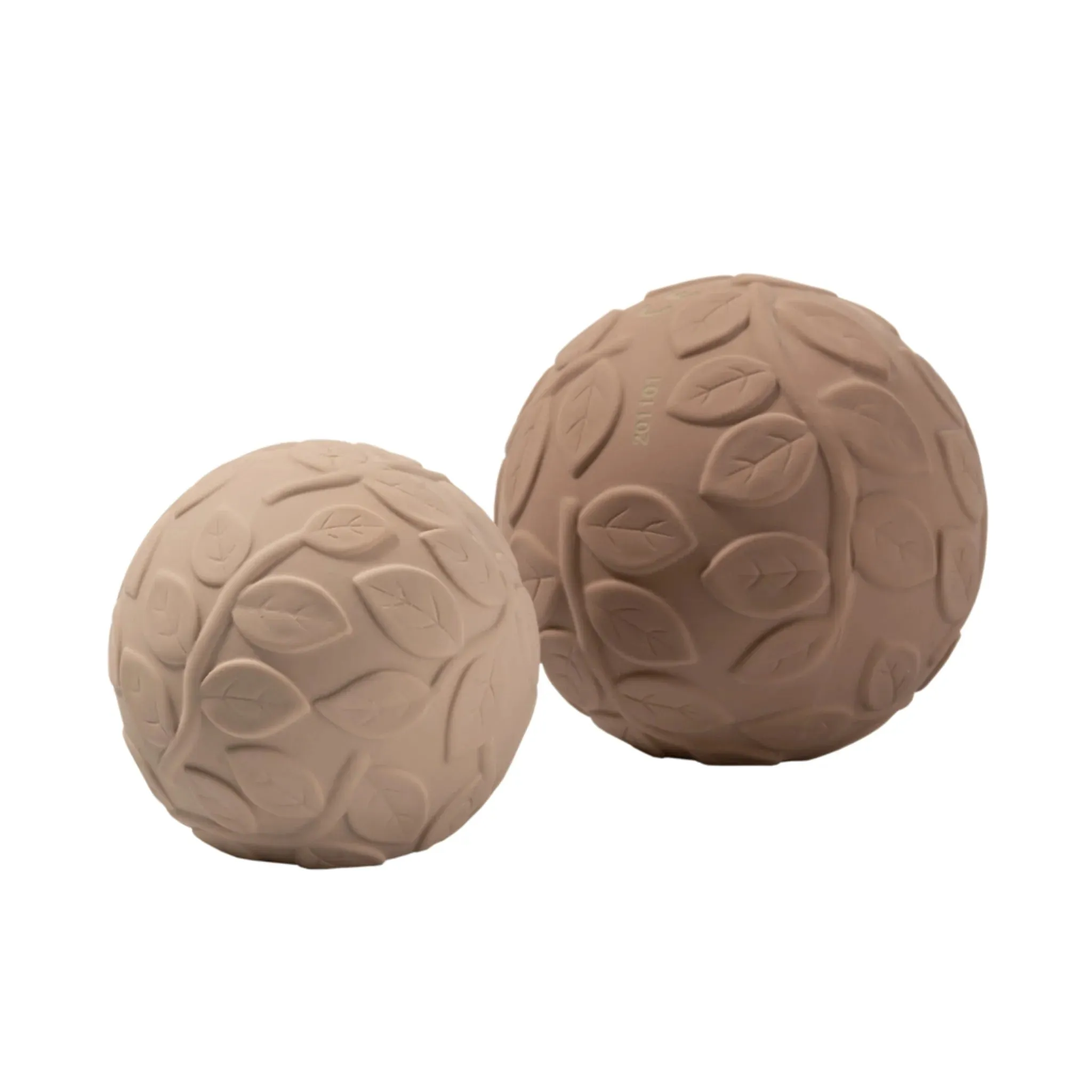 Natruba - Natural rubber Sensory Ball Set Leaf - Earth