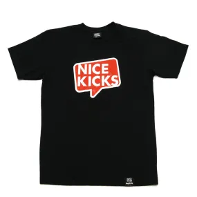 Nice Kicks Black OG Logo Tee