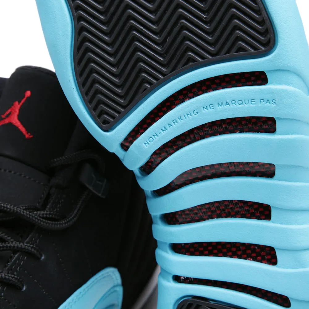 Nike Air Jordan XII Retro GS 'Gamma Blue'Black & Gym Red