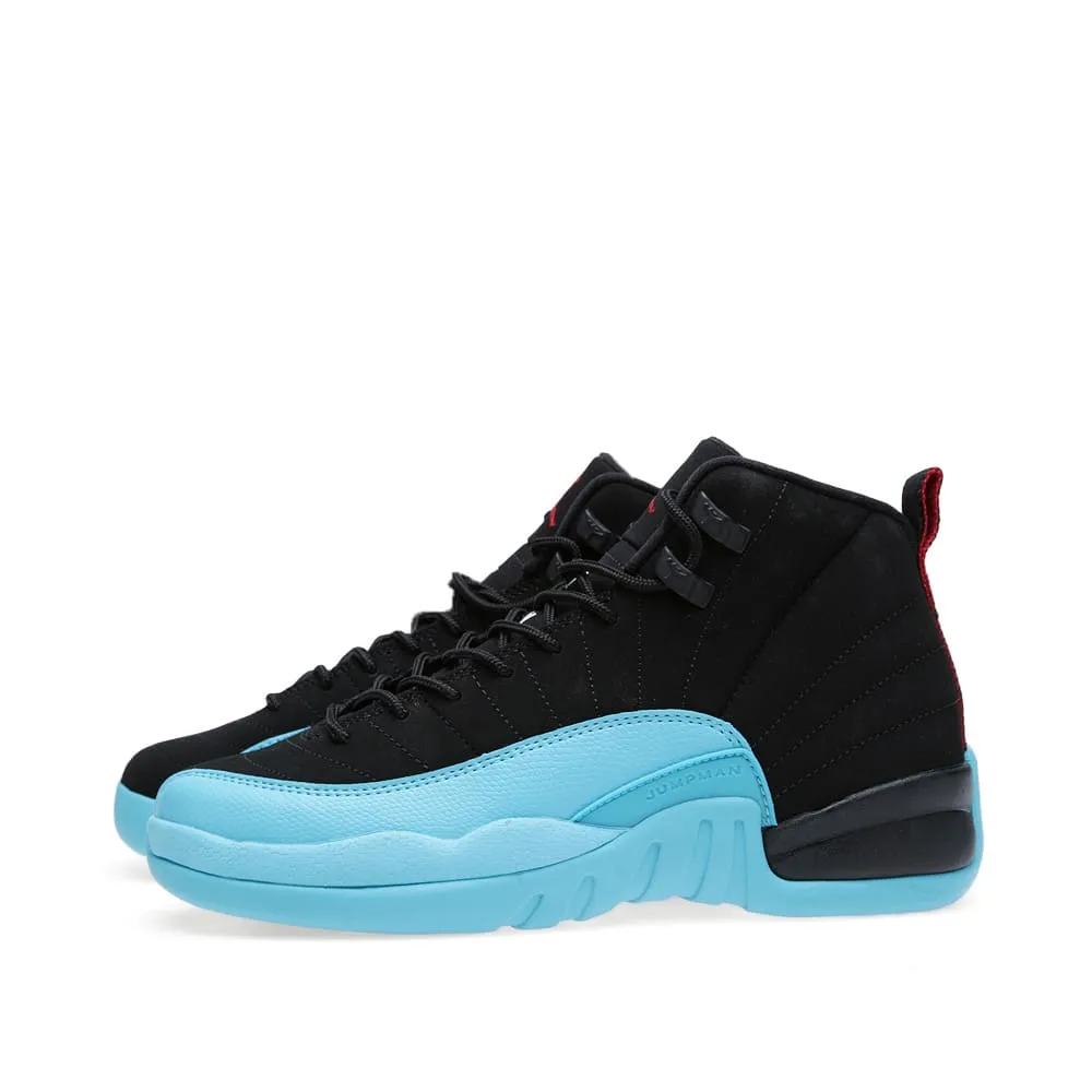 Nike Air Jordan XII Retro GS 'Gamma Blue'Black & Gym Red