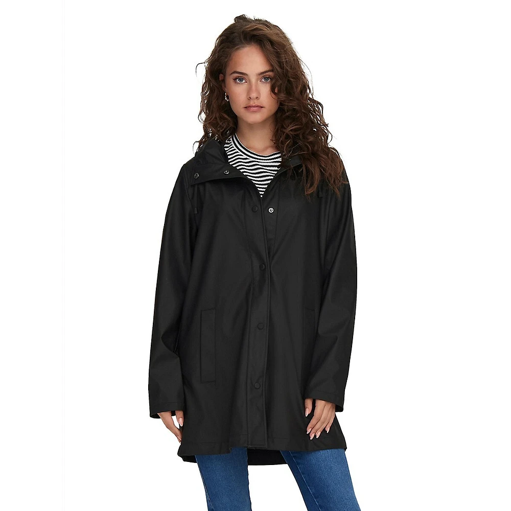 ONLY Ellen Hooded Raincoat