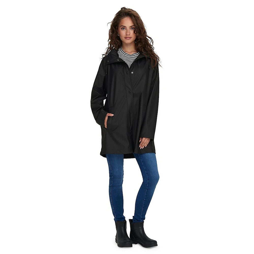 ONLY Ellen Hooded Raincoat