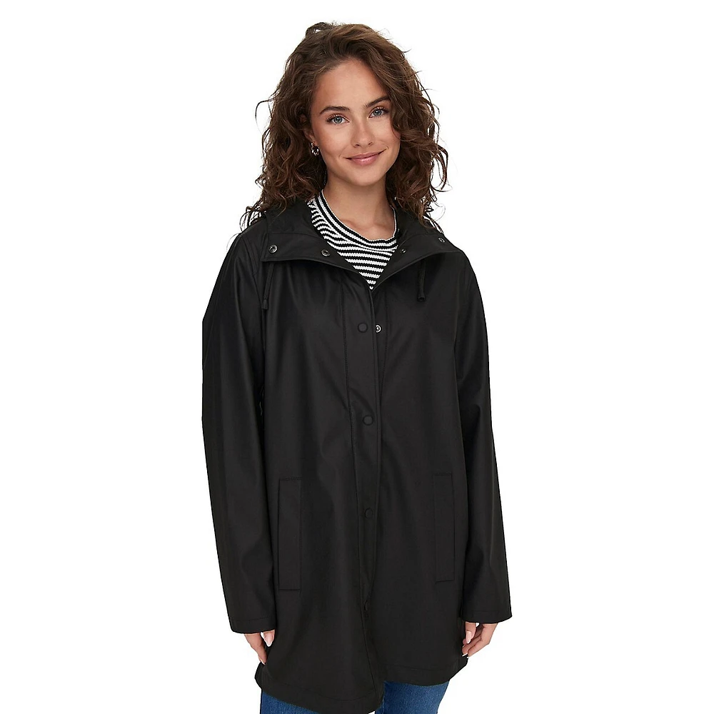 ONLY Ellen Hooded Raincoat