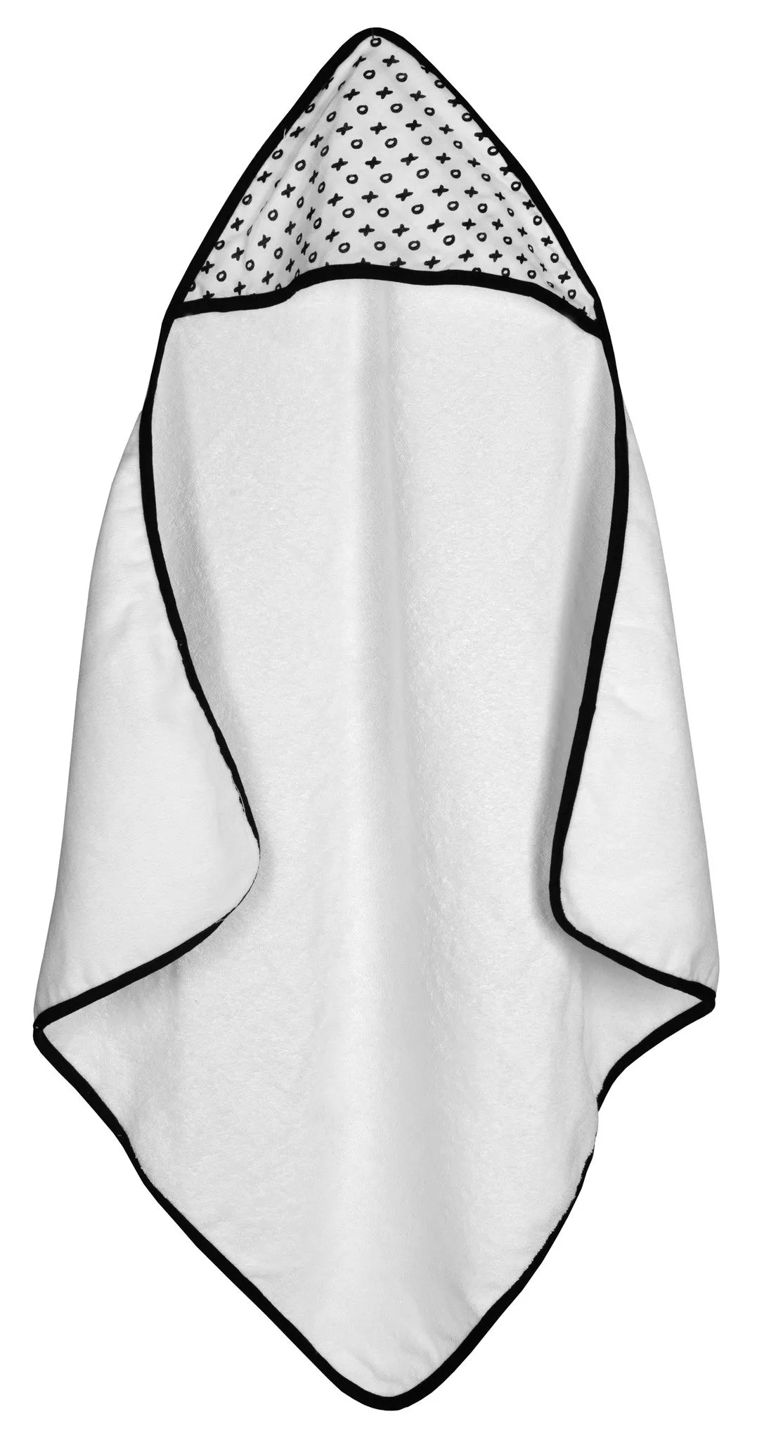 Organic Cotton Muslin + Terry Hooded Towel -  XO