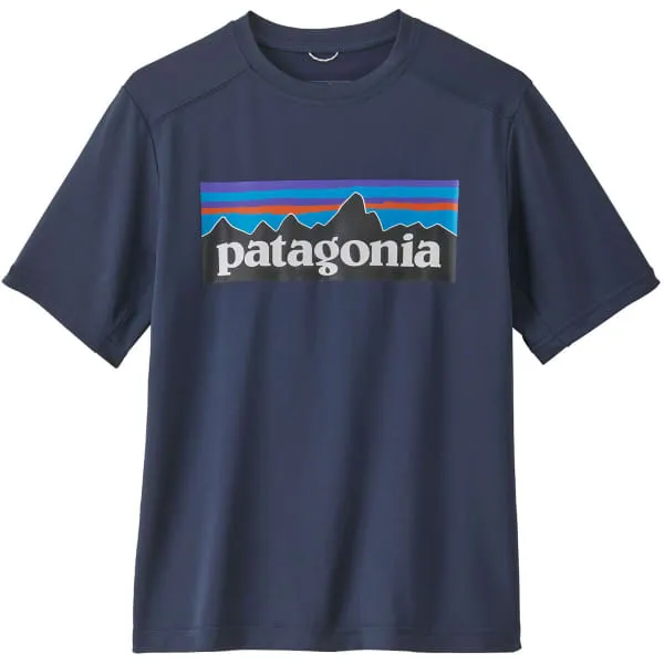 PATAGONIA-K'S CAP SW T-SHIRT P-6 LOGO P-6 LOGO: NEW NAVY  - Hiking T-shirt