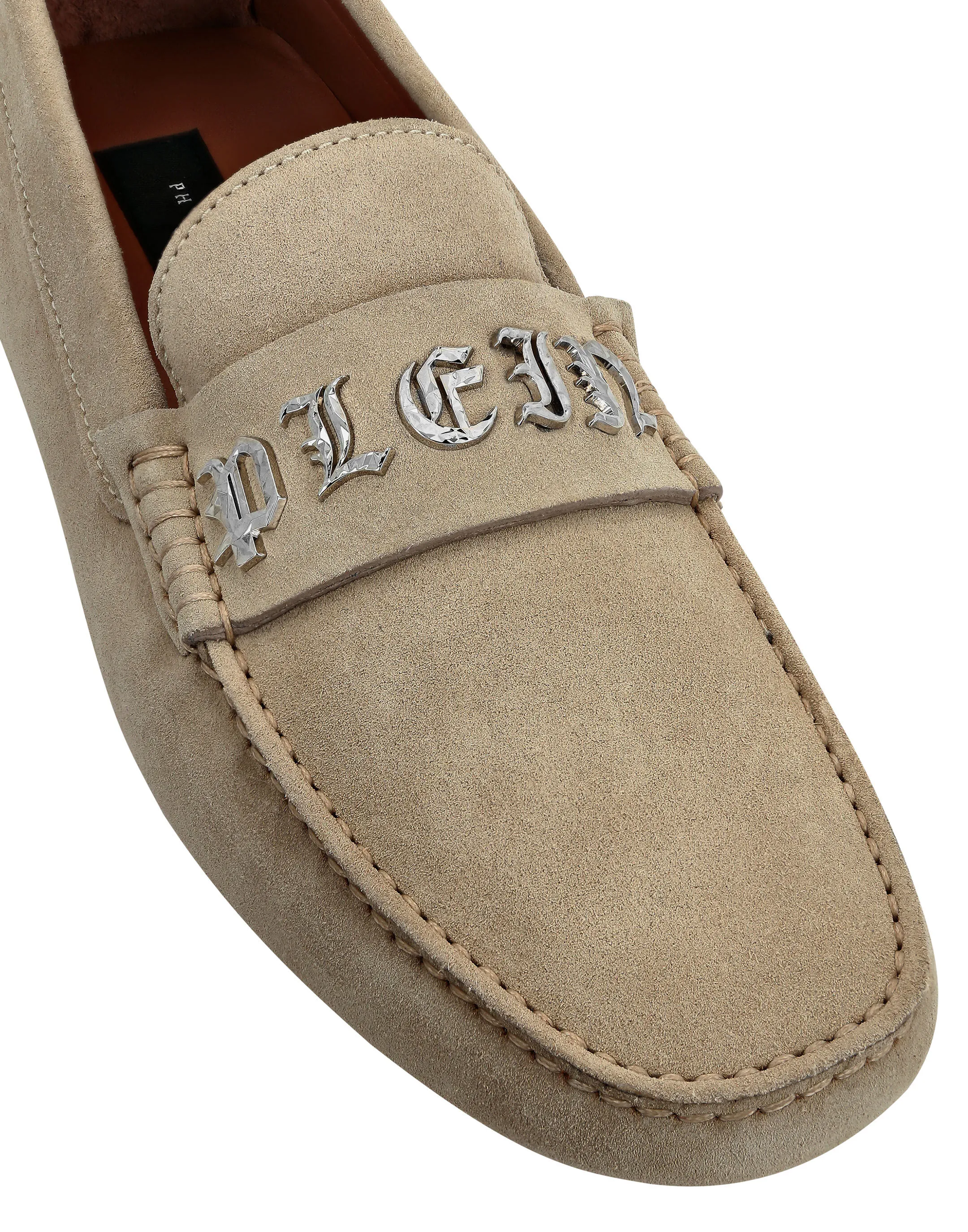 PHILIPP PLEIN Suede Moccasin