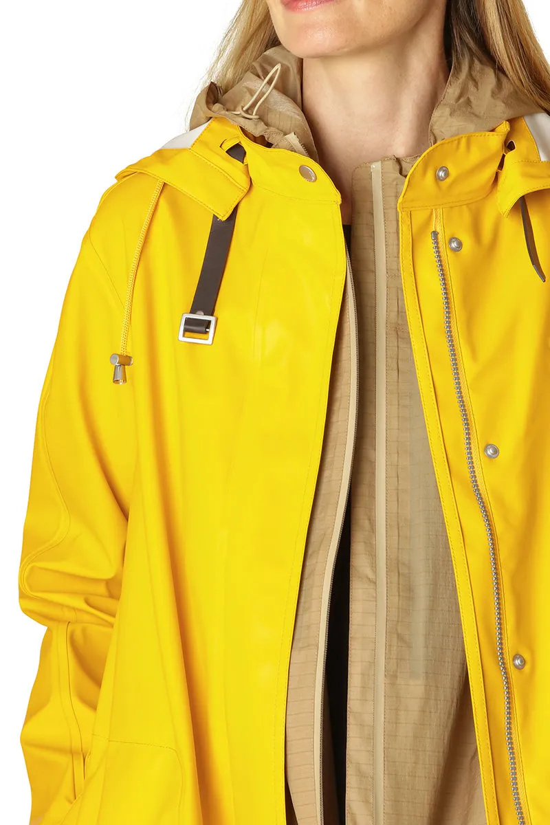 Rain71 | Cyber Yellow | Regnfrakke fra Ilse Jacobsen