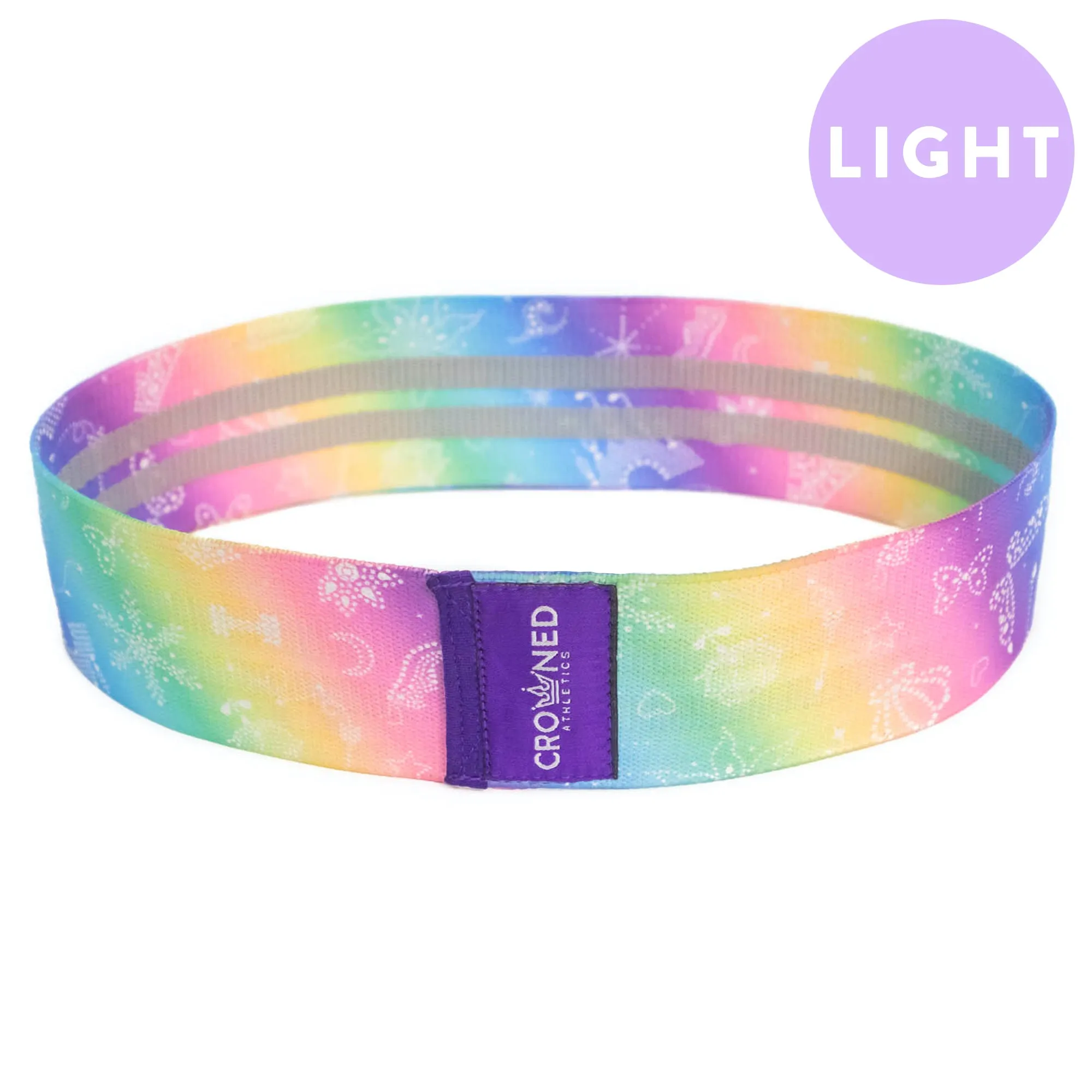 Rainbow Princess Glute Workout Band - Light