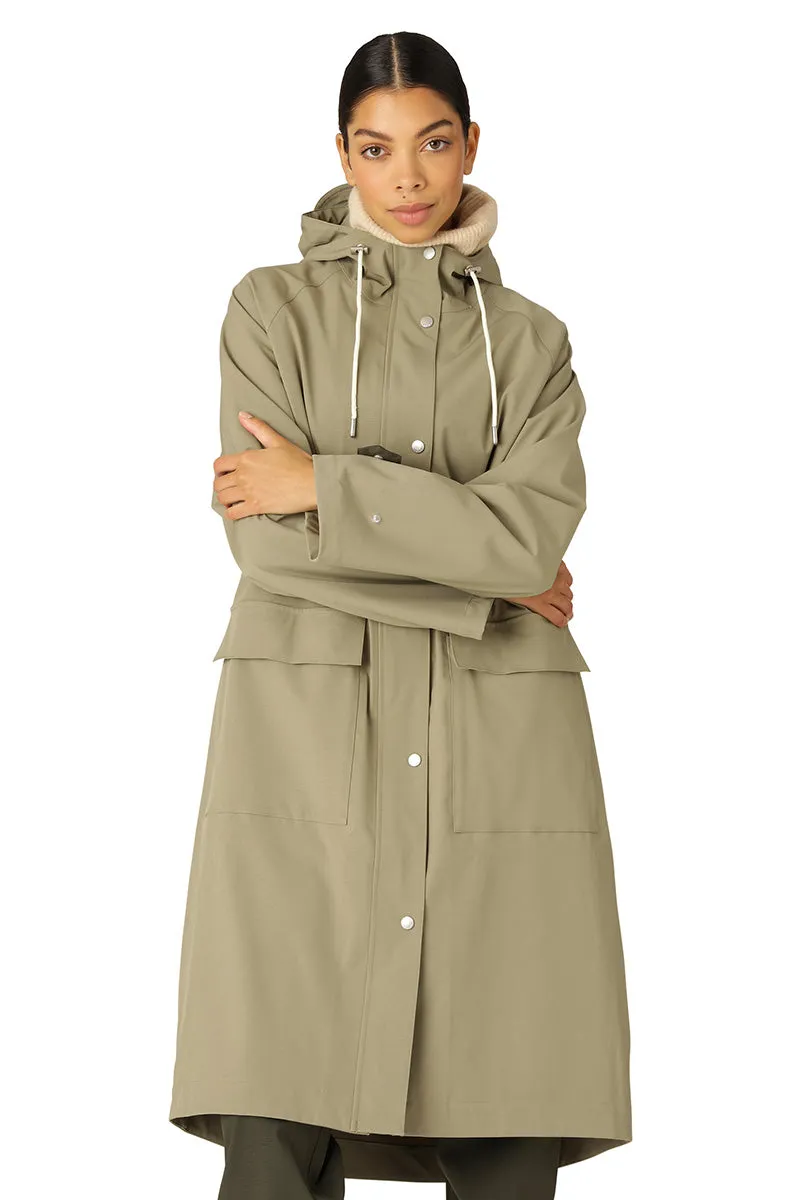 Raincoat Rain193 | Sage | Regnfrakke fra Ilse Jacobsen