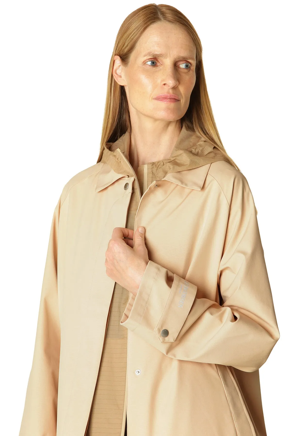 Raincoat Rain203 | Beige | Regnfrakke fra Ilse Jacobsen