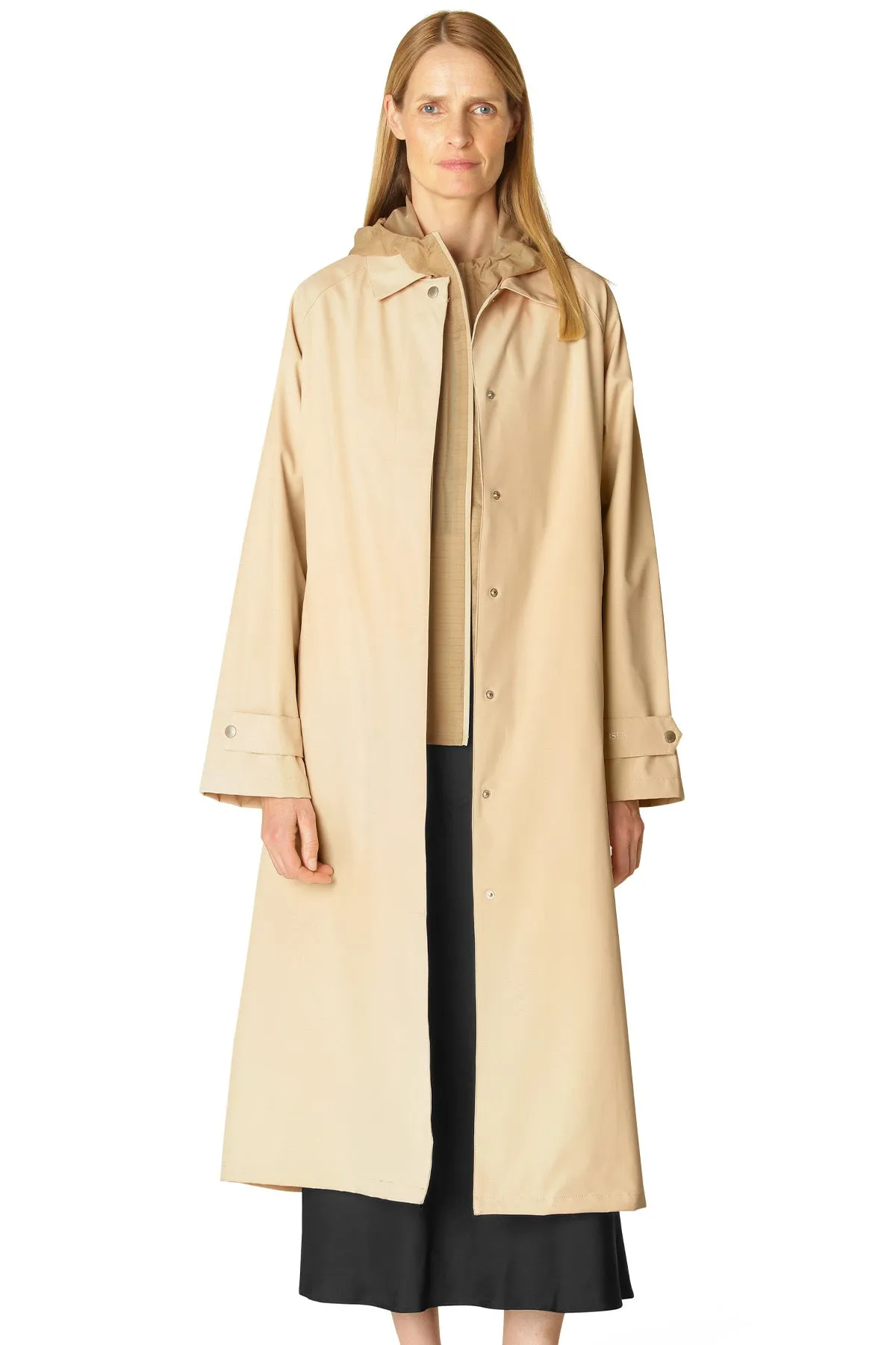 Raincoat Rain203 | Beige | Regnfrakke fra Ilse Jacobsen