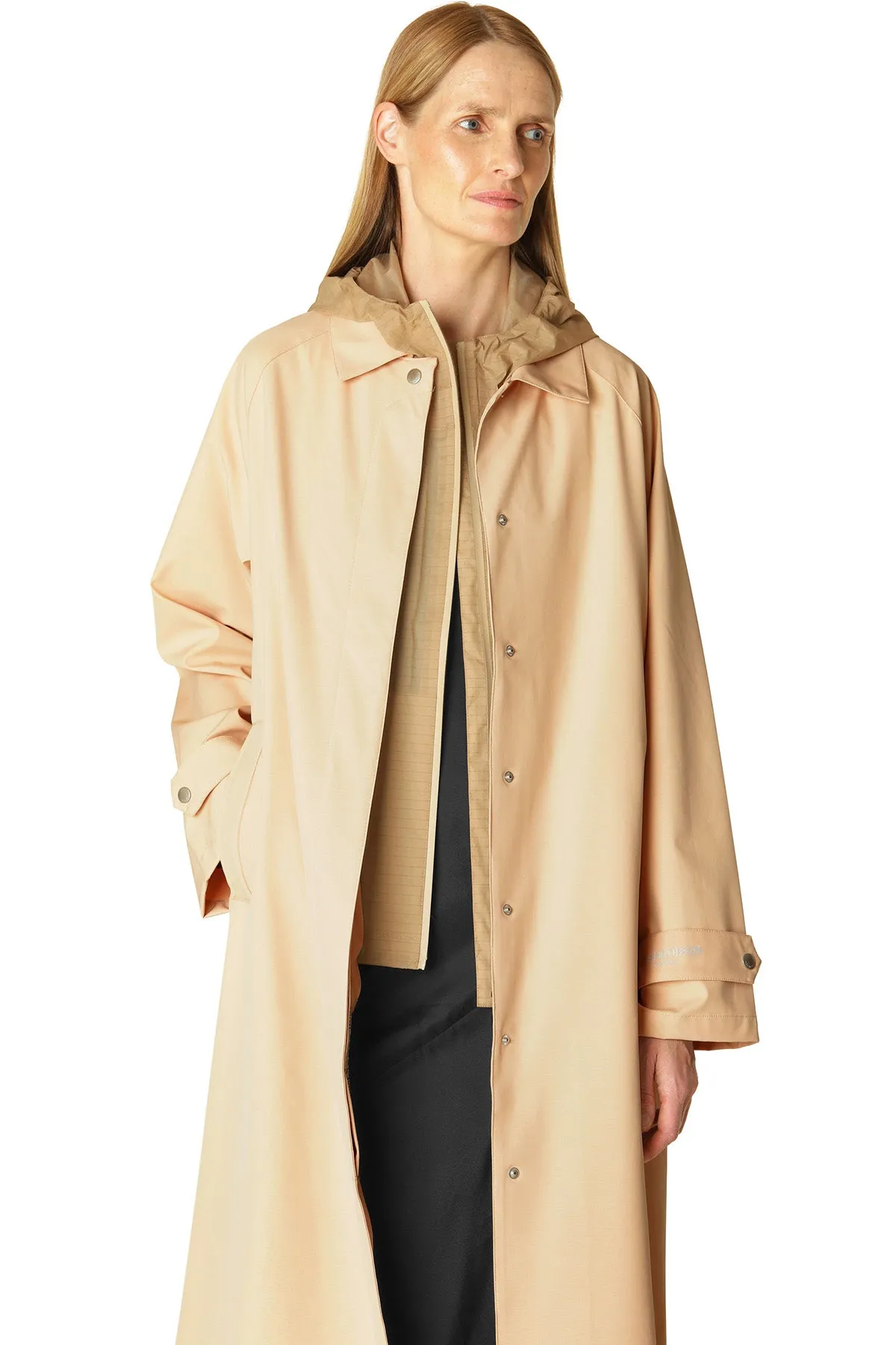 Raincoat Rain203 | Beige | Regnfrakke fra Ilse Jacobsen