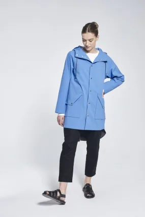 Recycled Materials City Raincoat - Ocean Blue