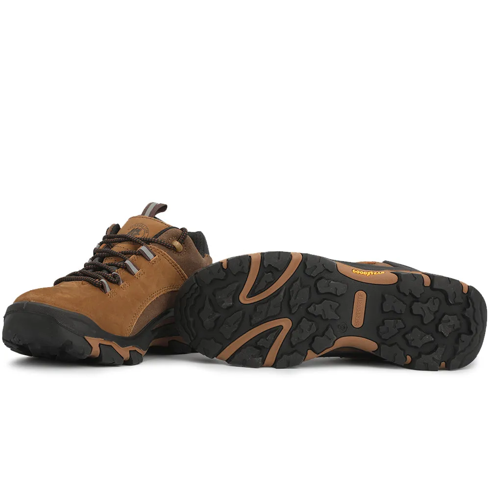 ROCKROOSTER Farland Brown 4 Inch Waterproof hiking shoes KS252