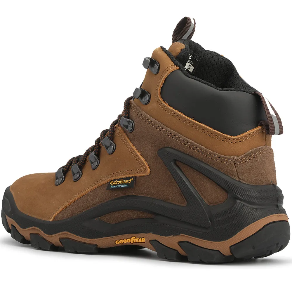 ROCKROOSTER Farland Brown 6 Inch Waterproof hiking shoes KS257