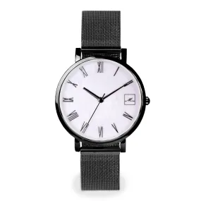 Stainless steel MOP watch