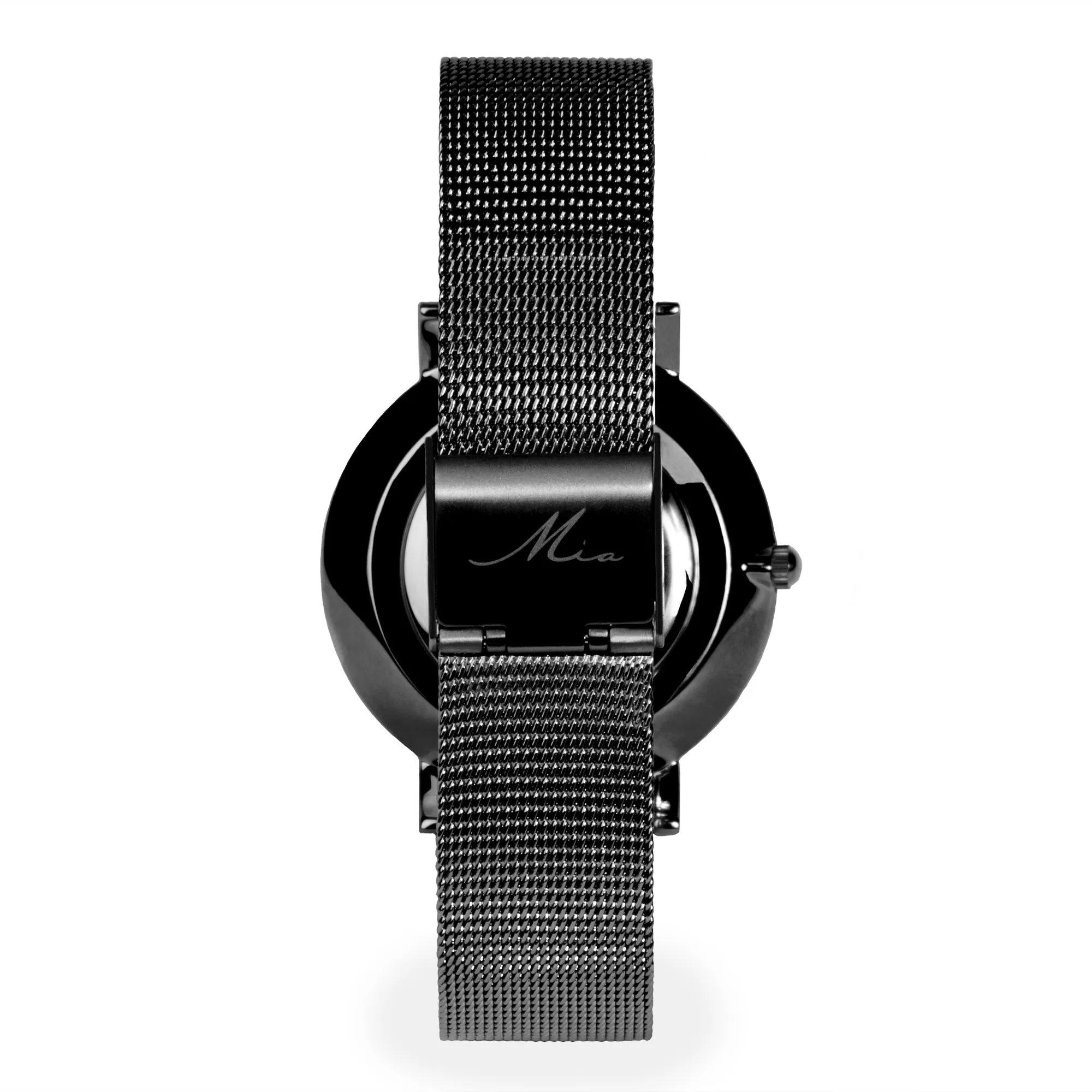 Stainless steel MOP watch