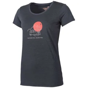 TERNUA-LOGNA 3.0 W WHALES GREY  - Hiking T-shirt