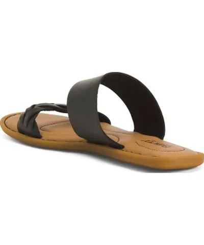 Tj Maxx Cherita Leather Flat Comfort Sandals For Women