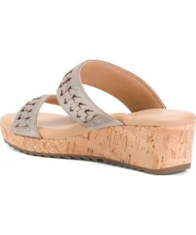 Tj Maxx Leather Lilia Platform Wedge Comfort Sandals For Women