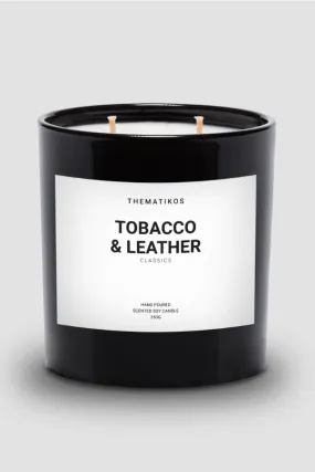 Tobacco & Leather Scented Candle