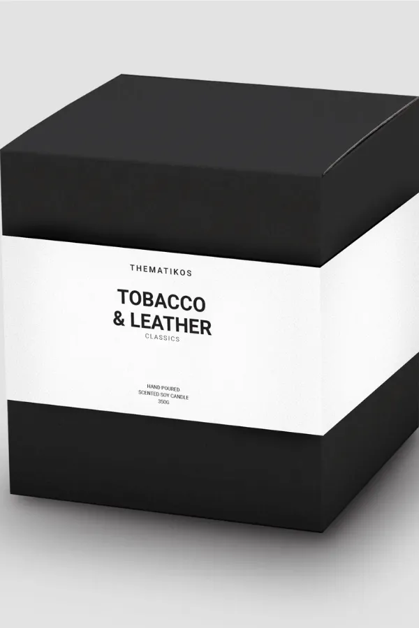 Tobacco & Leather Scented Candle